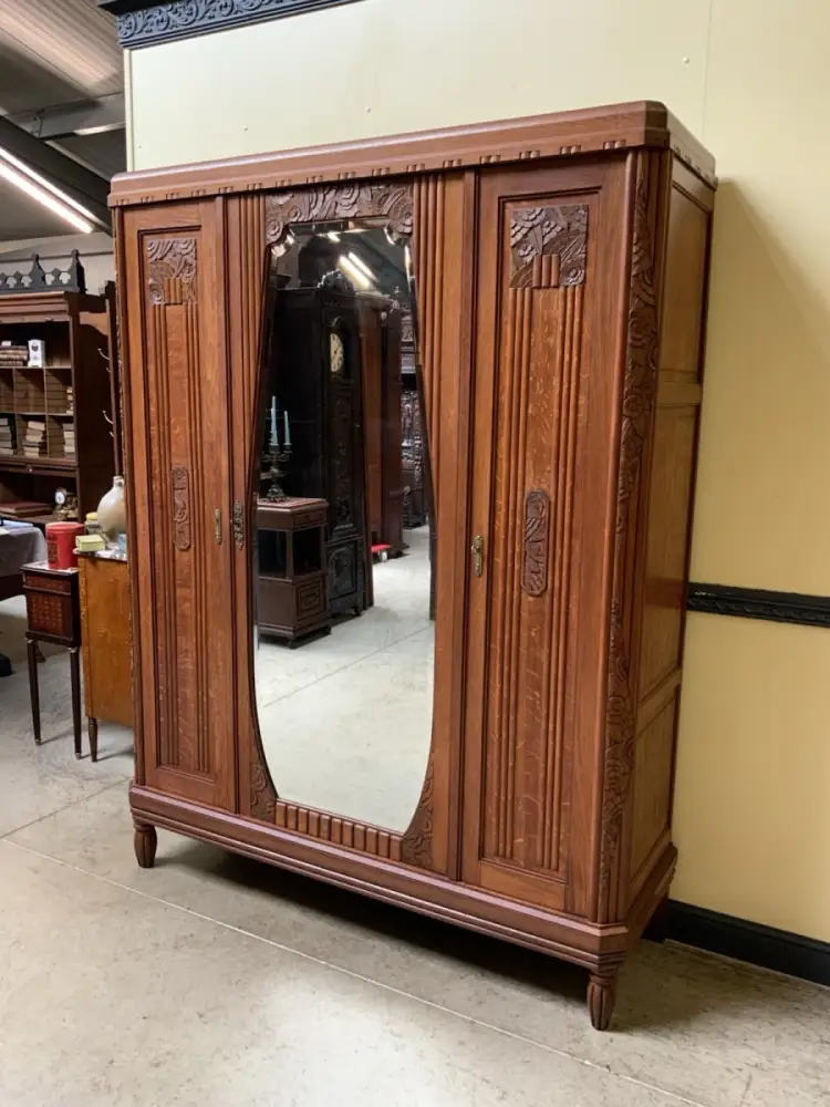 Antik - Kleiderschrank, Wäscheschrank - Art Deco -  Lieferung möglich! 2