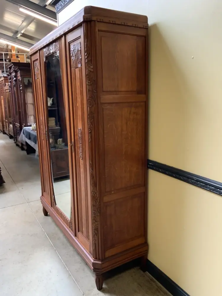 Antik - Kleiderschrank, Wäscheschrank - Art Deco -  Lieferung möglich! 3