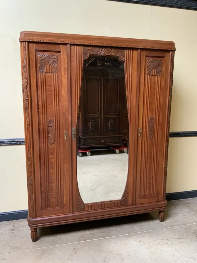 Antik - Kleiderschrank, Wäscheschrank - Art Deco -  Lieferung möglich! 5