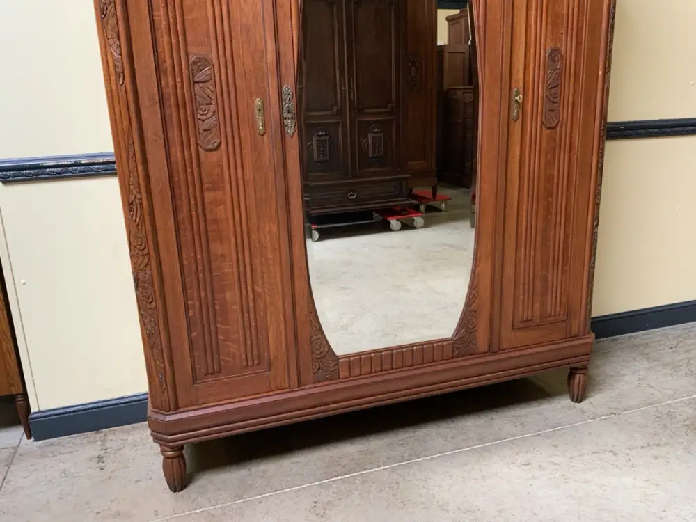 Antik - Kleiderschrank, Wäscheschrank - Art Deco -  Lieferung möglich! 8