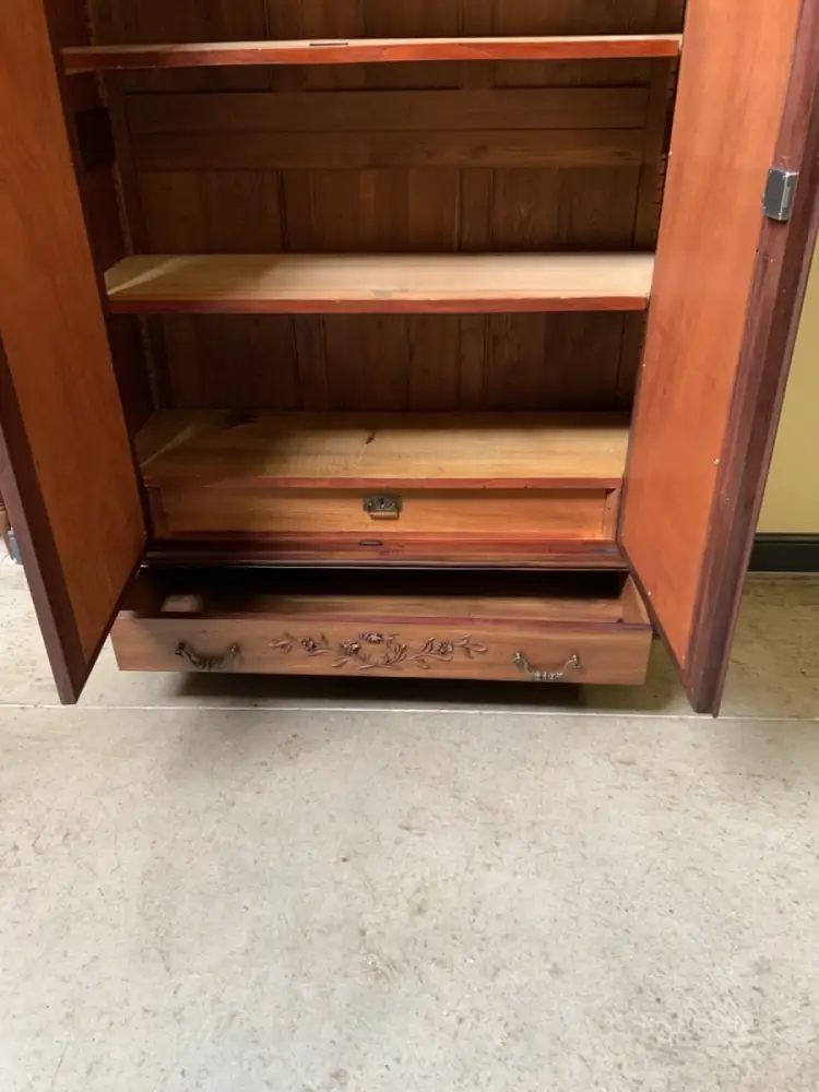 Antik - Wäscheschrank, Geschirrschrank, Nußbaum - Jugendstil - Lieferung mögl.! 16