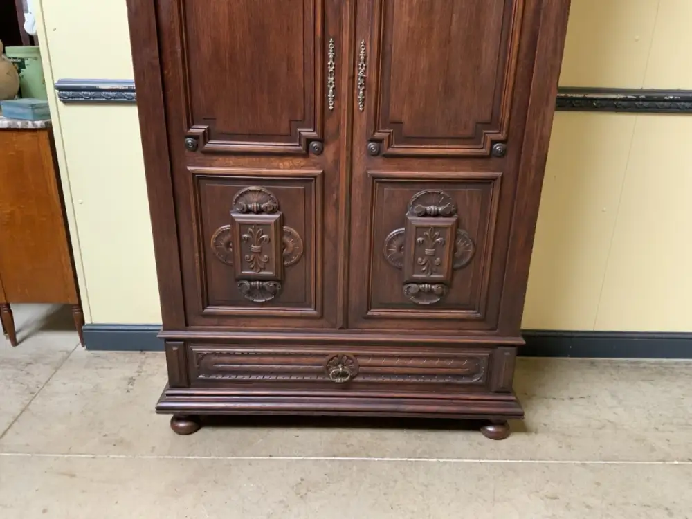 Antik - Wäscheschrank, Geschirrschrank - Neorenaissance - Lieferung möglich! 10