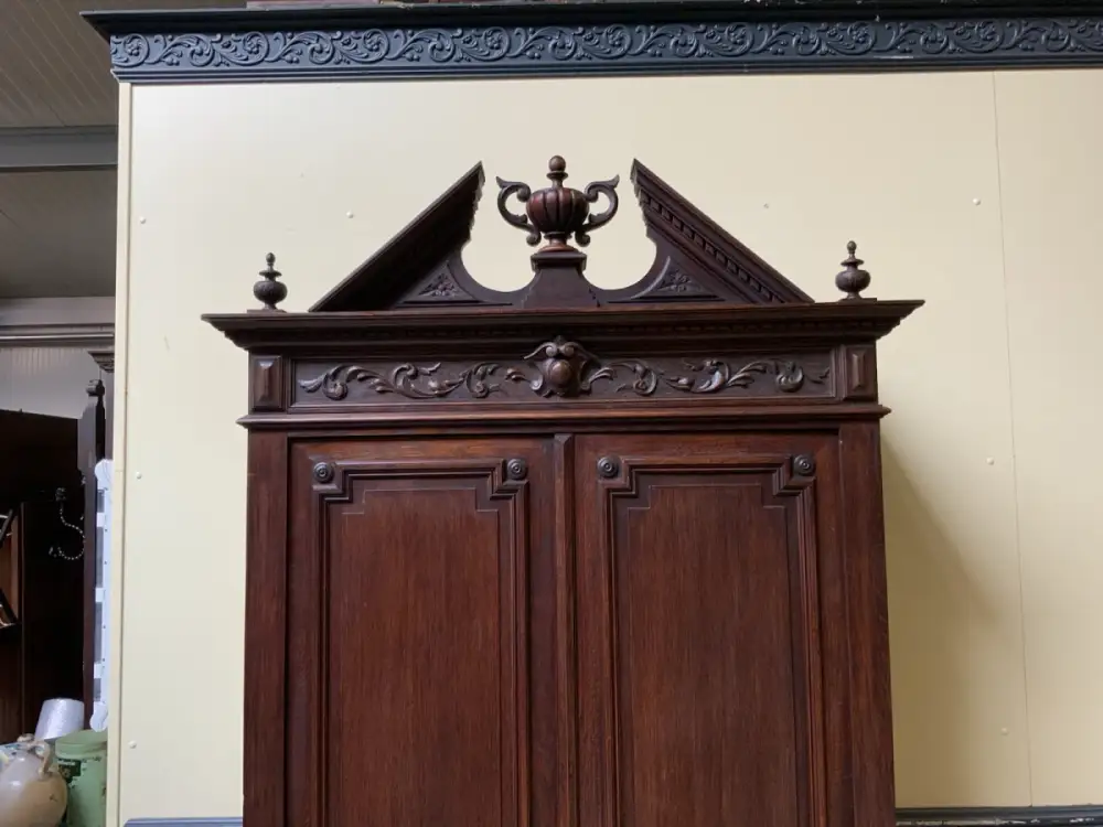 Antik - Wäscheschrank, Geschirrschrank - Neorenaissance - Lieferung möglich! 11