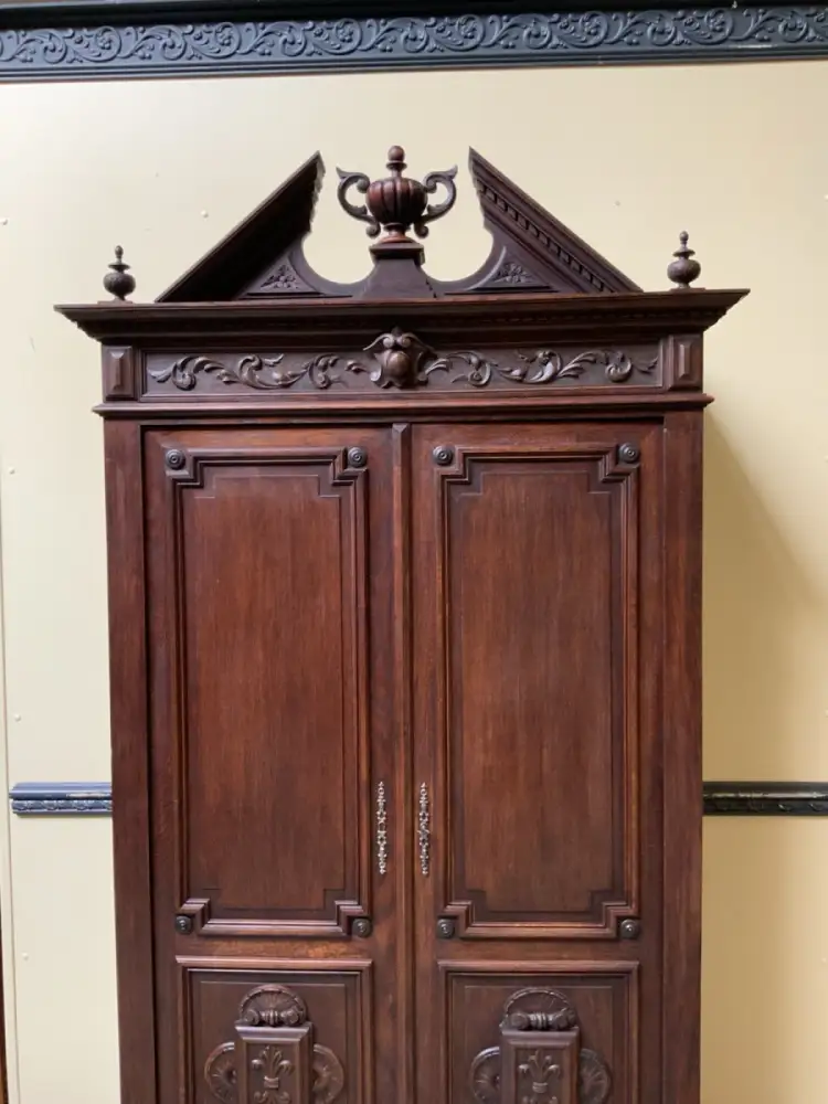 Antik - Wäscheschrank, Geschirrschrank - Neorenaissance - Lieferung möglich! 7