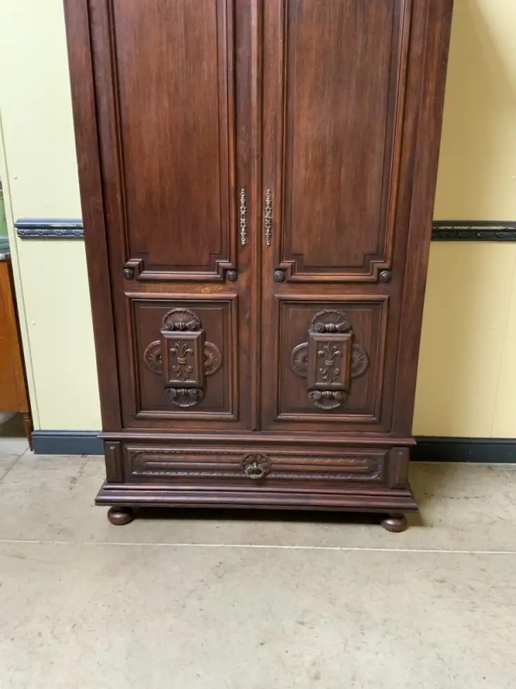 Antik - Wäscheschrank, Geschirrschrank - Neorenaissance - Lieferung möglich! 8