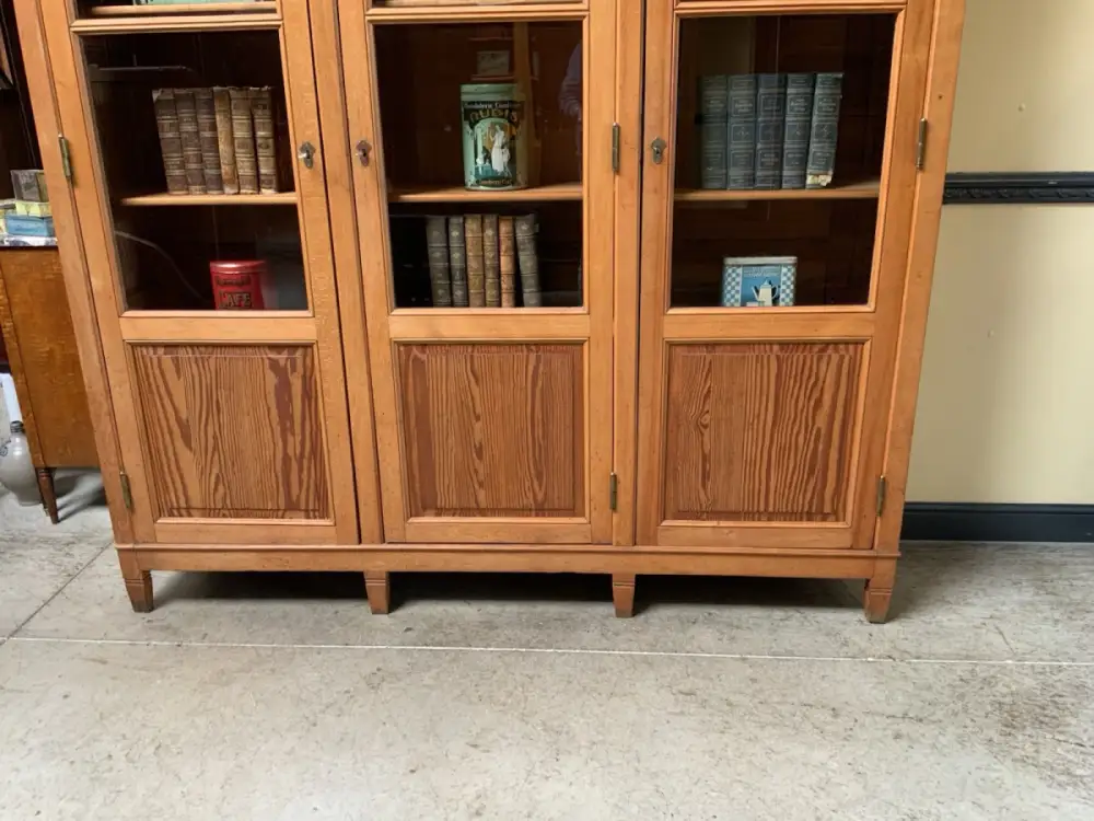 Antik - Großer Jugendstil Bücherschrank, Vitrine, Traumhaft - Lieferung möglich! 13