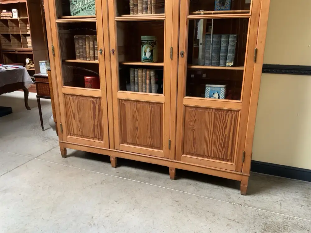Antik - Großer Jugendstil Bücherschrank, Vitrine, Traumhaft - Lieferung möglich! 7