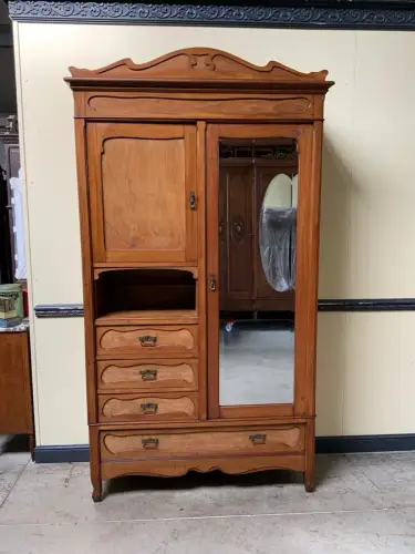 Antik- Jugendstil Wäscheschrank, Kleiderschrank - Art Nouveau-   Lieferung mögl.