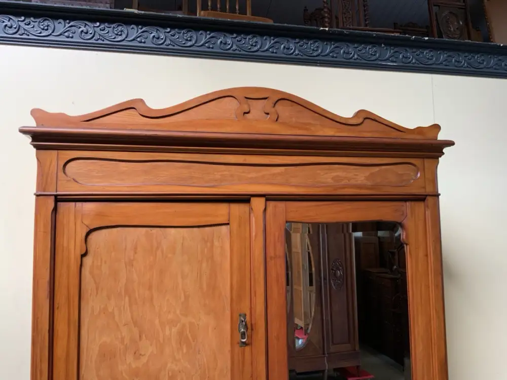 Antik- Jugendstil Wäscheschrank, Kleiderschrank - Art Nouveau-   Lieferung mögl. 14