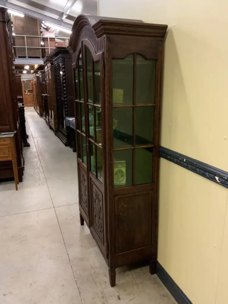 Antiker Jugendstil Bücherschrank, Vitrine - Lieferung möglich! 4