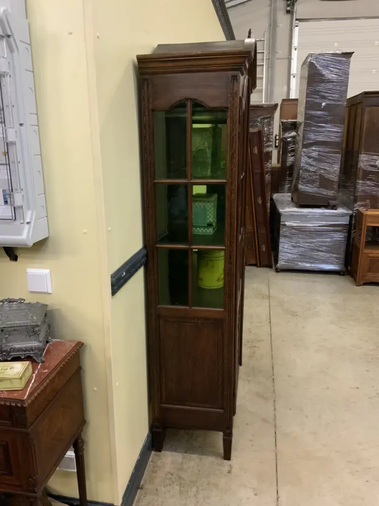 Antiker Jugendstil Bücherschrank, Vitrine - Lieferung möglich! 6