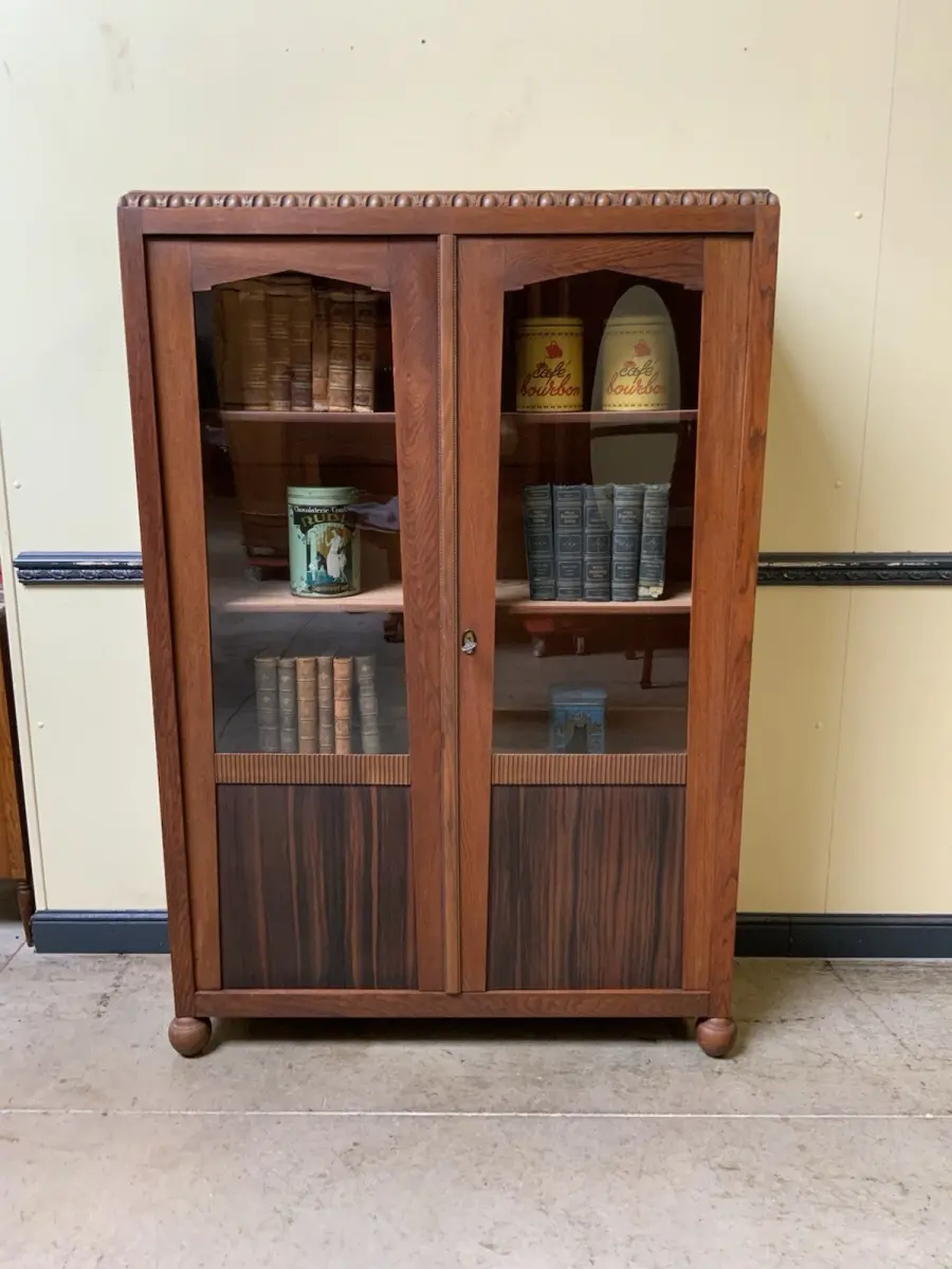 Antiker Art Deco Bücherschrank, Vitrine, Traumhaft - Lieferung möglich!