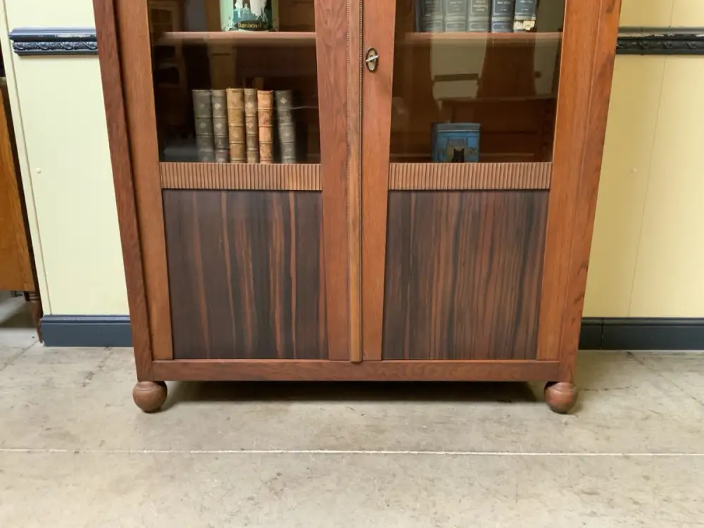 Antiker Art Deco Bücherschrank, Vitrine, Traumhaft - Lieferung möglich! 8