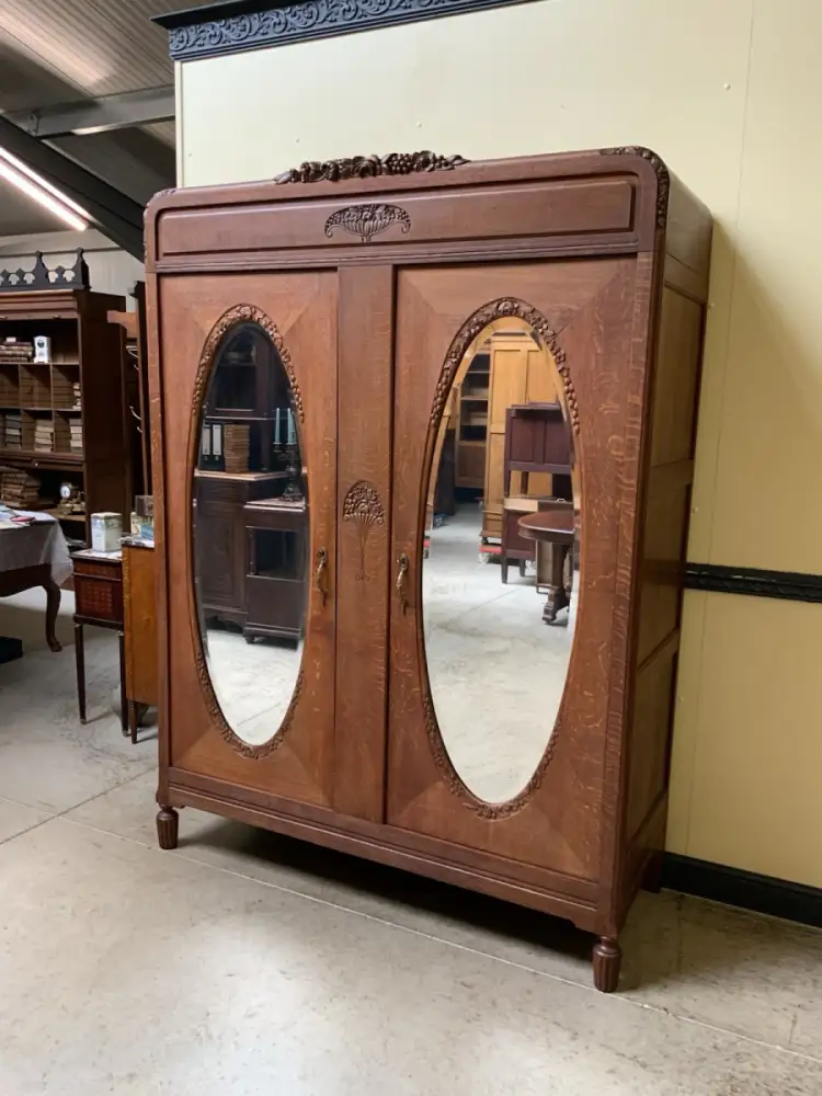 Antiker Art Deco Kleiderschrank - Traumhaft   - Lieferung möglich! 4
