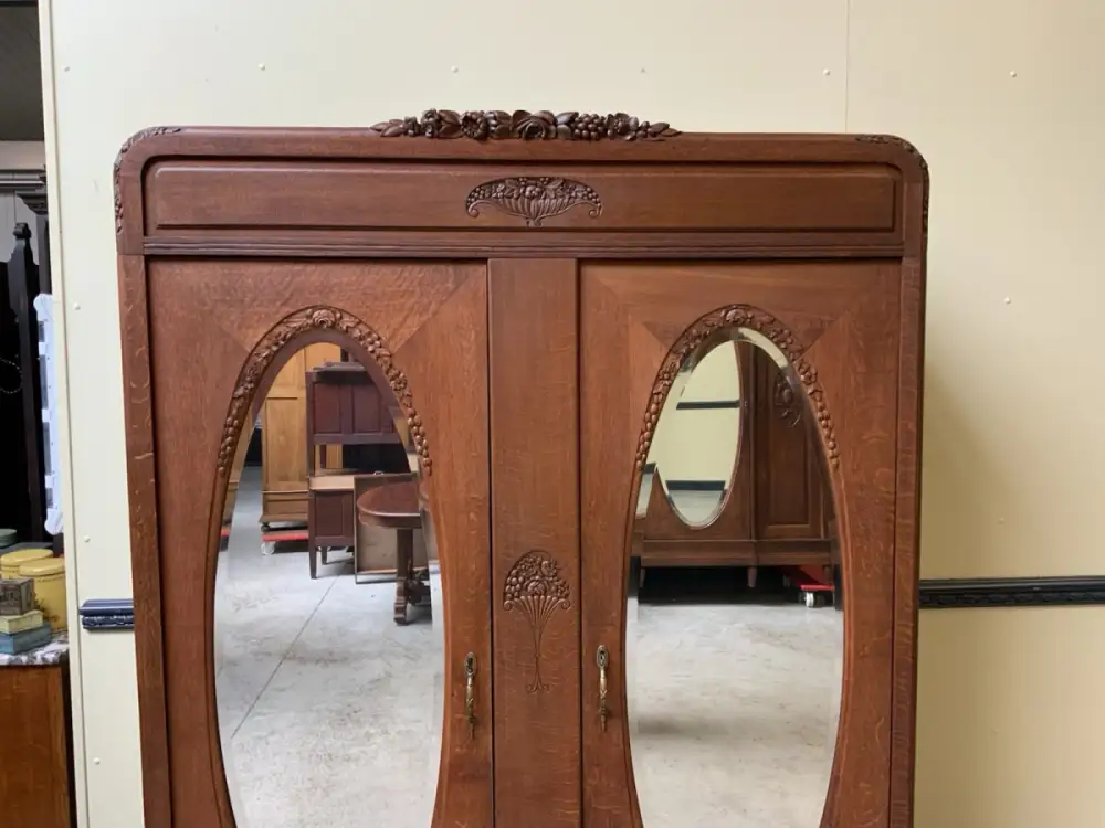 Antiker Art Deco Kleiderschrank - Traumhaft   - Lieferung möglich! 7