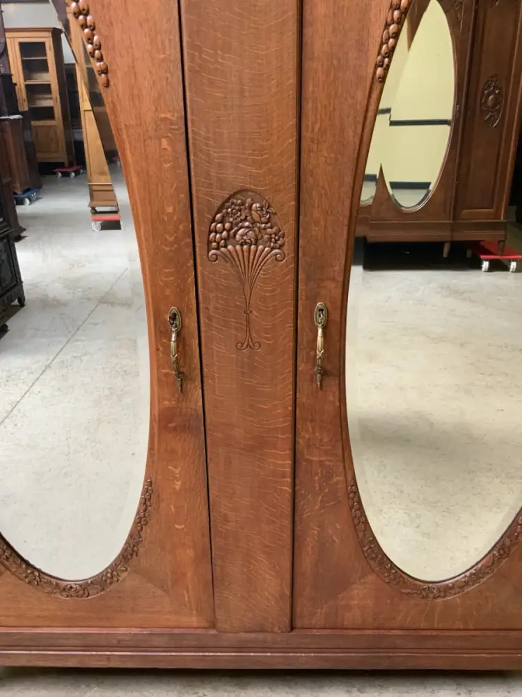Antiker Art Deco Kleiderschrank - Traumhaft   - Lieferung möglich! 9