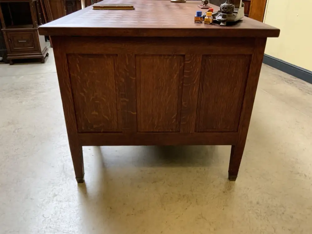 Antiker frei aufstellbarer Jugendstil Schreibtisch - Lieferung möglich! 11