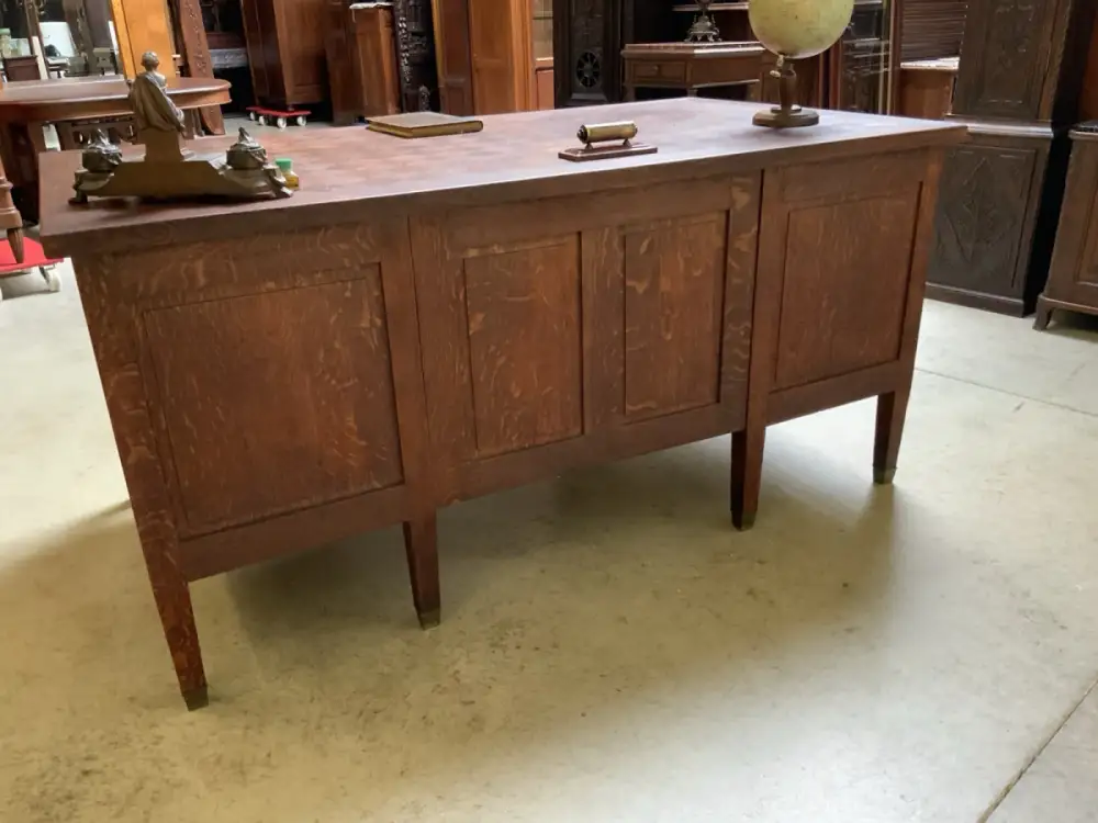 Antiker frei aufstellbarer Jugendstil Schreibtisch - Lieferung möglich! 19