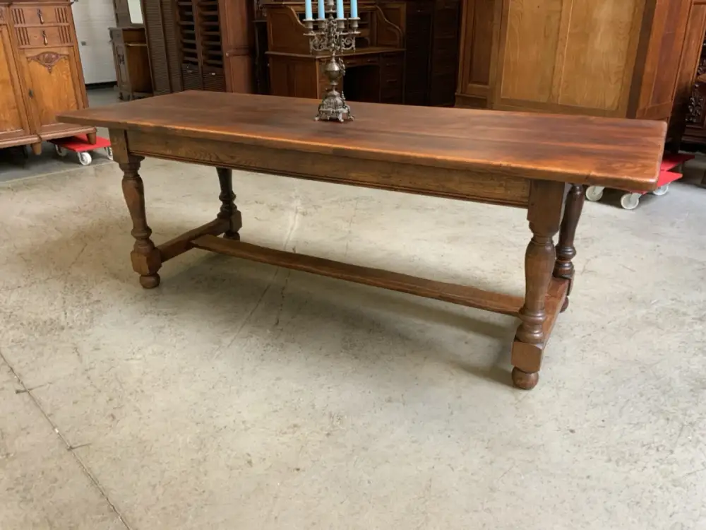 Antiker imposanter Kloster Tisch, Bauerntisch, Tafel, 225 cm -Lieferung möglich! 1