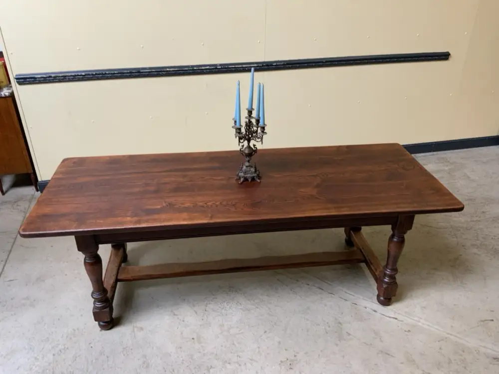 Antiker imposanter Kloster Tisch, Bauerntisch, Tafel, 225 cm -Lieferung möglich! 13