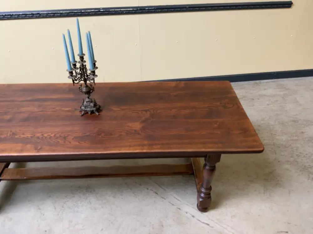 Antiker imposanter Kloster Tisch, Bauerntisch, Tafel, 225 cm -Lieferung möglich! 15