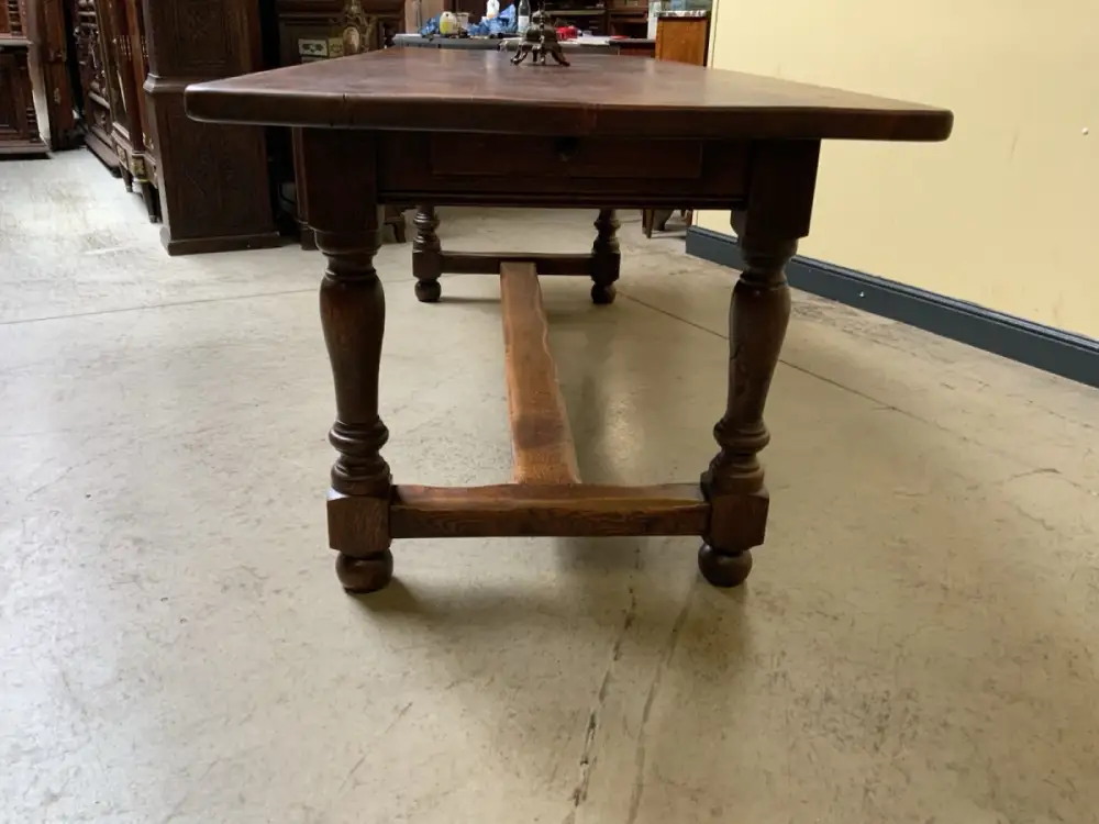 Antiker imposanter Kloster Tisch, Bauerntisch, Tafel, 225 cm -Lieferung möglich! 17