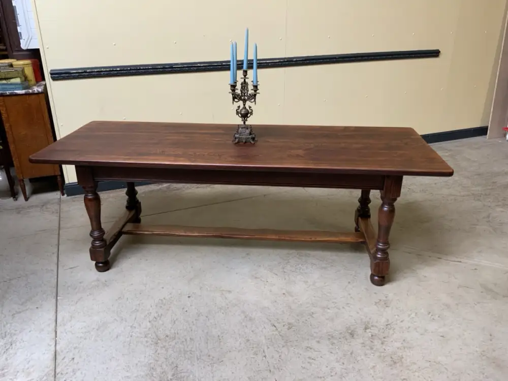 Antiker imposanter Kloster Tisch, Bauerntisch, Tafel, 225 cm -Lieferung möglich! 19