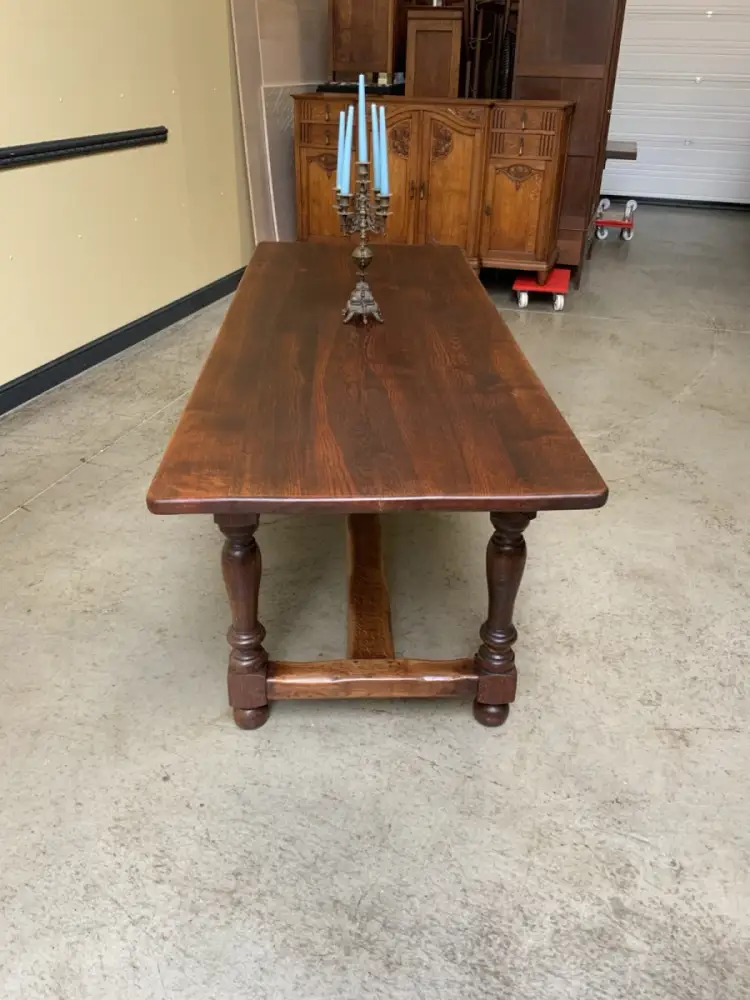 Antiker imposanter Kloster Tisch, Bauerntisch, Tafel, 225 cm -Lieferung möglich! 2