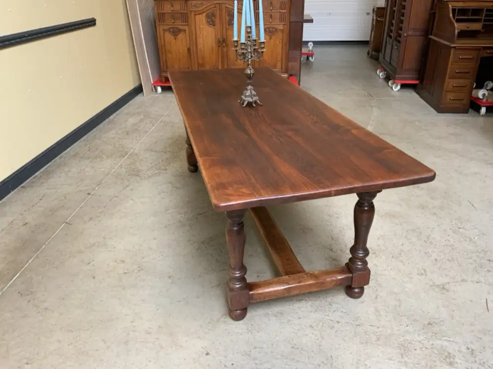 Antiker imposanter Kloster Tisch, Bauerntisch, Tafel, 225 cm -Lieferung möglich! 3