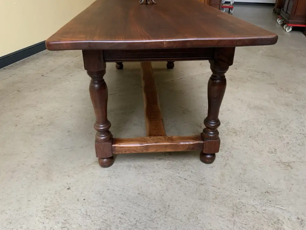 Antiker imposanter Kloster Tisch, Bauerntisch, Tafel, 225 cm -Lieferung möglich! 4