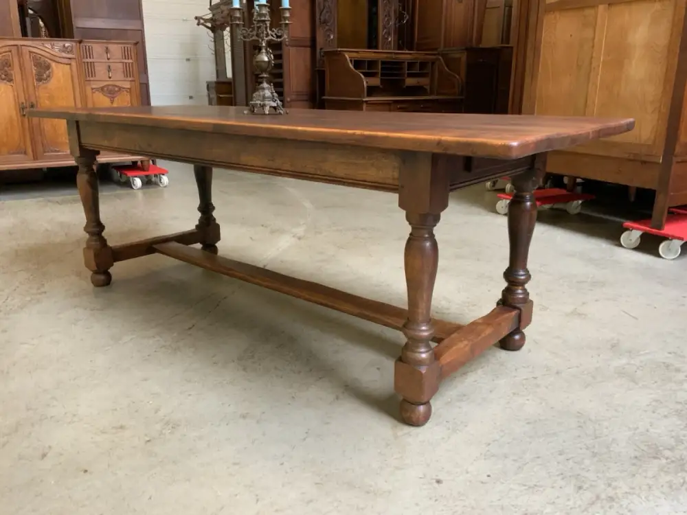 Antiker imposanter Kloster Tisch, Bauerntisch, Tafel, 225 cm -Lieferung möglich! 5
