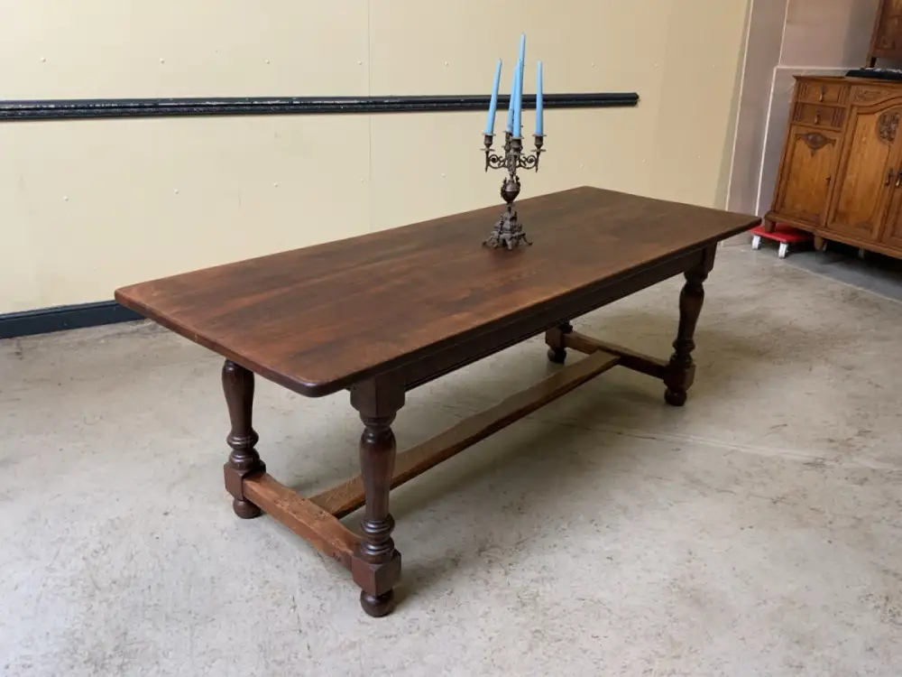 Antiker imposanter Kloster Tisch, Bauerntisch, Tafel, 225 cm -Lieferung möglich! 6