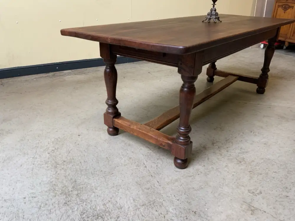 Antiker imposanter Kloster Tisch, Bauerntisch, Tafel, 225 cm -Lieferung möglich! 8