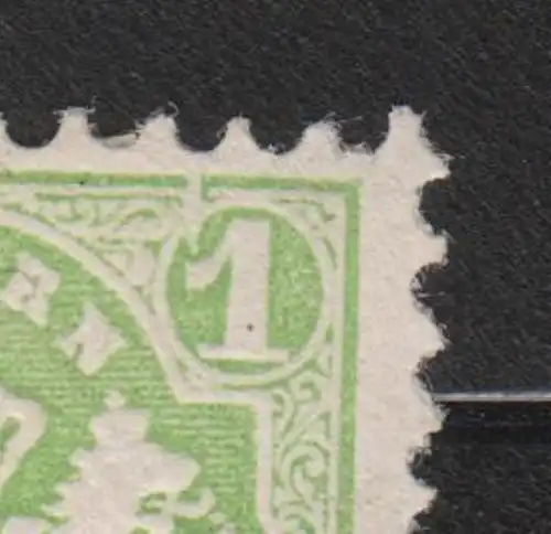 Altdeutschland ( Bayern ) 1875 mit Plattenfehler / 1 kreuzer / Postfrisch / Viererblock