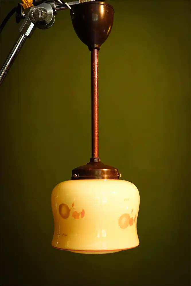 Art Deco Hängelampe Bakelit 3