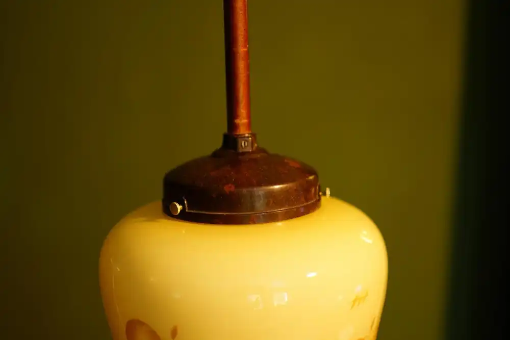 Art Deco Hängelampe Bakelit 4