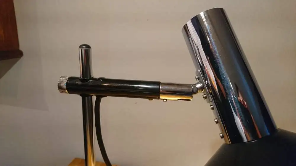 Original Koch & Lowy für OMI Schreibtischlampe höhenverstellbar ca. 1970 1