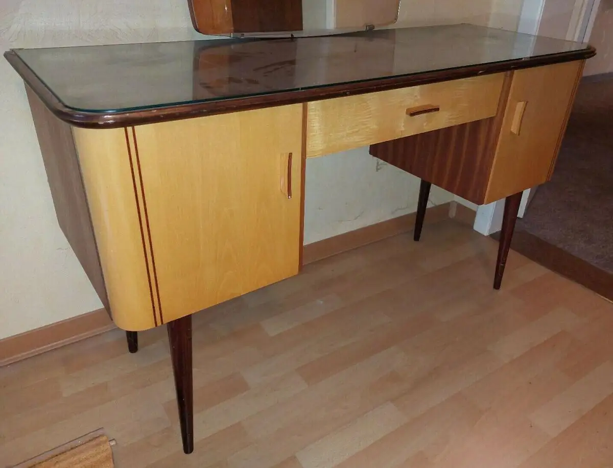 Wunderschönes komplettes Schlafzimmer, 50-er Jahre, Fifties, Midcentury, TOP! 1