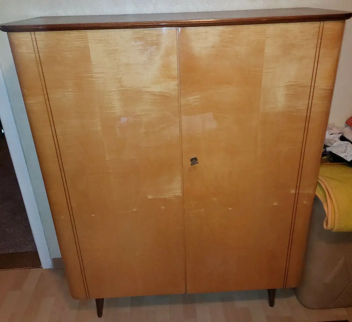 Wunderschönes komplettes Schlafzimmer, 50-er Jahre, Fifties, Midcentury, TOP! 4