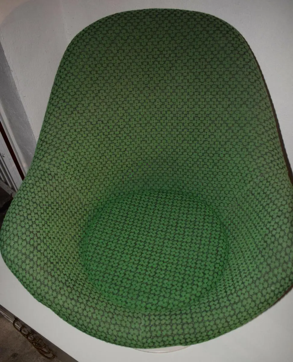 1 großer drehbare Cocktailsessel, Sessel mit Tulpenfuß aus Metall, 50er TOLL! 6
