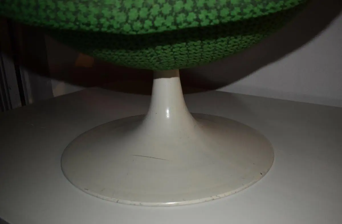 1 großer drehbare Cocktailsessel, Sessel mit Tulpenfuß aus Metall, 50er TOLL! 7