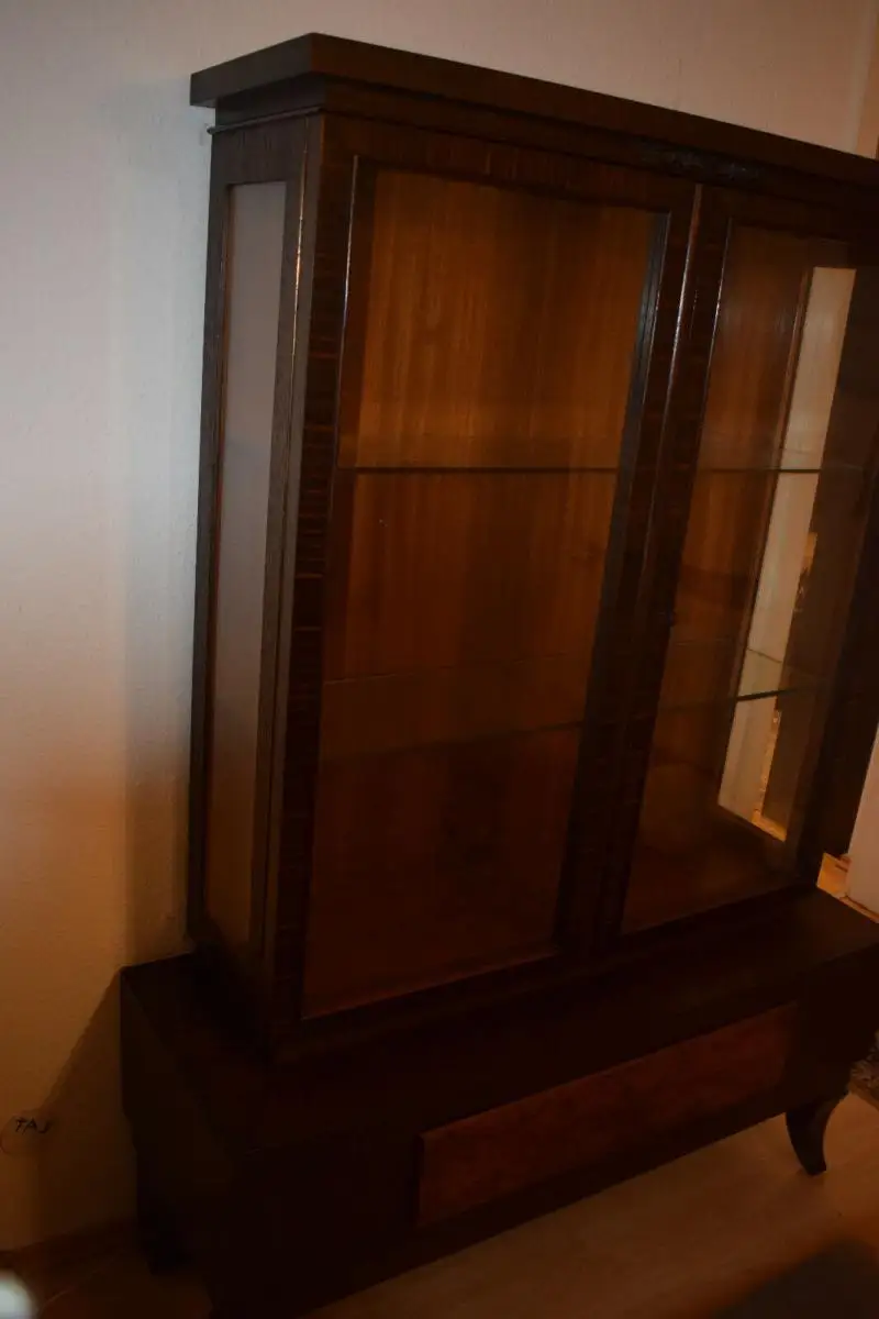 Wunderschöne Vitrine 3 - Seiten - Vitrine, Art Deko, Art Deco vom Feinsten!!! 2