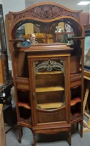 Prunkvertiko, Schrank für Salon, Salonmöbel, Jugendstil vom Feinsten!!!