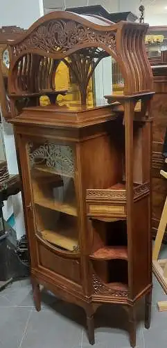 Prunkvertiko, Schrank für Salon, Salonmöbel, Jugendstil vom Feinsten!!!