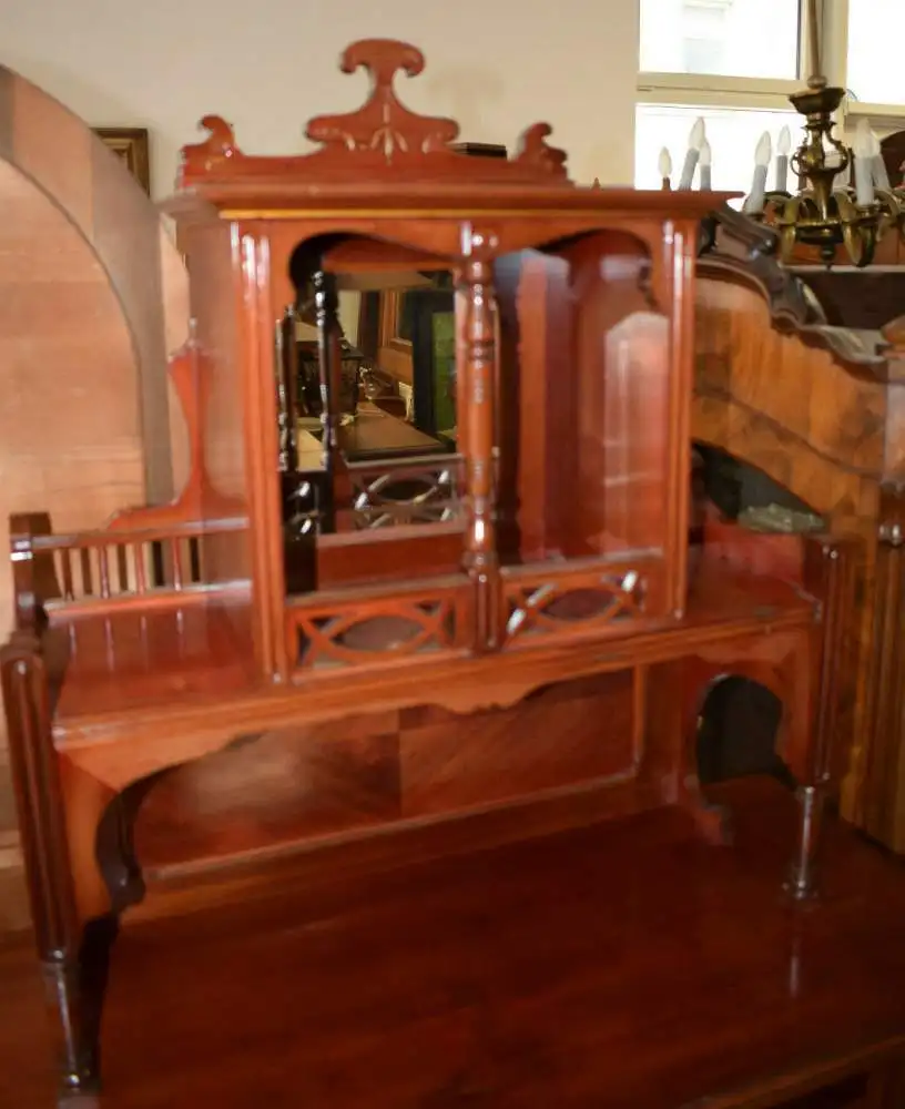 Prunkvertiko, Schrank für Salon, Salonmöbel, Mahagoni, sehr guter Zustand! 6