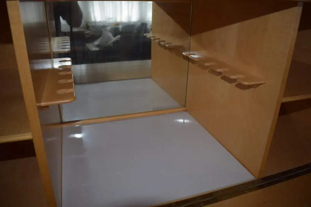 Großes Highboard mit Barteil, kanadischer Nußbaum von 1967 Top Zustand! 5