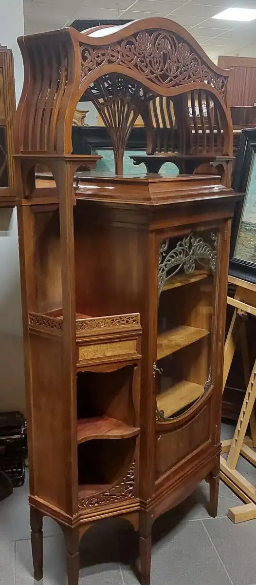 Prunkvertiko, Schrank für Salon, Salonmöbel, Jugendstil vom Feinsten!!! 5
