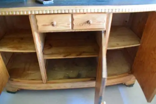 Wunderschönes Küchenbuffet, Bank, Bord u. Fußbank, tolles  Set! Küchenschrank