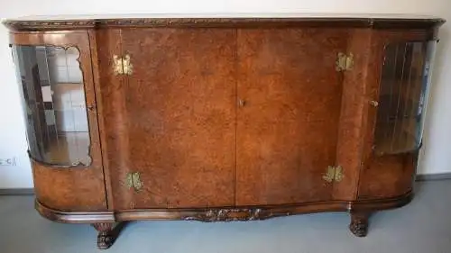 Außergewöhnliches Buffet, Nussbaum Wurzelholz, tolles Möbel! 