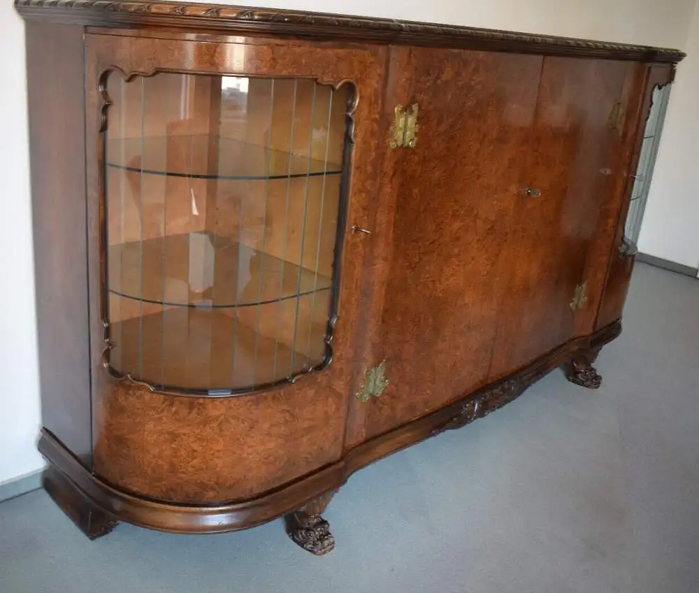 Außergewöhnliches Buffet, Nussbaum Wurzelholz, tolles Möbel!  2